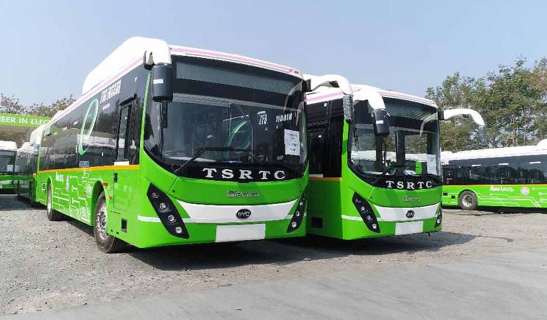 TSRTC Launches eGaruda Buses for HyderabadVijayawada Route AbhiBus
