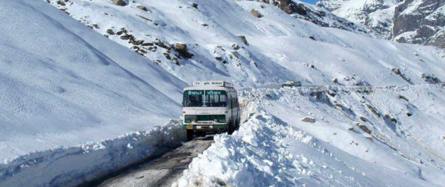 HRTC Resumes World's Highest Route Delhi-Leh Bus Service