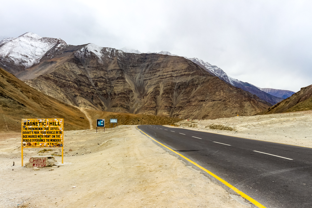 Magnetic Hill in Ladakh