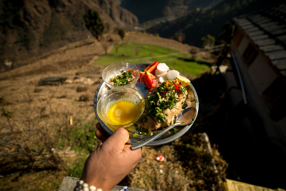 Siddu dish in Shimla