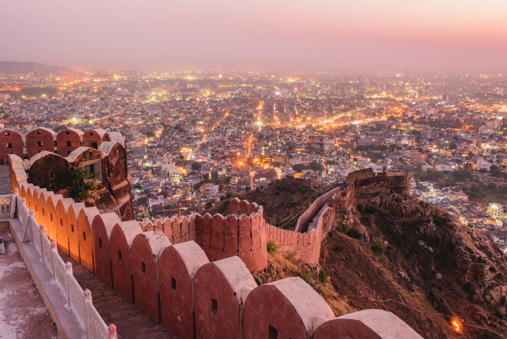 Sunset at Nahargarh Fort