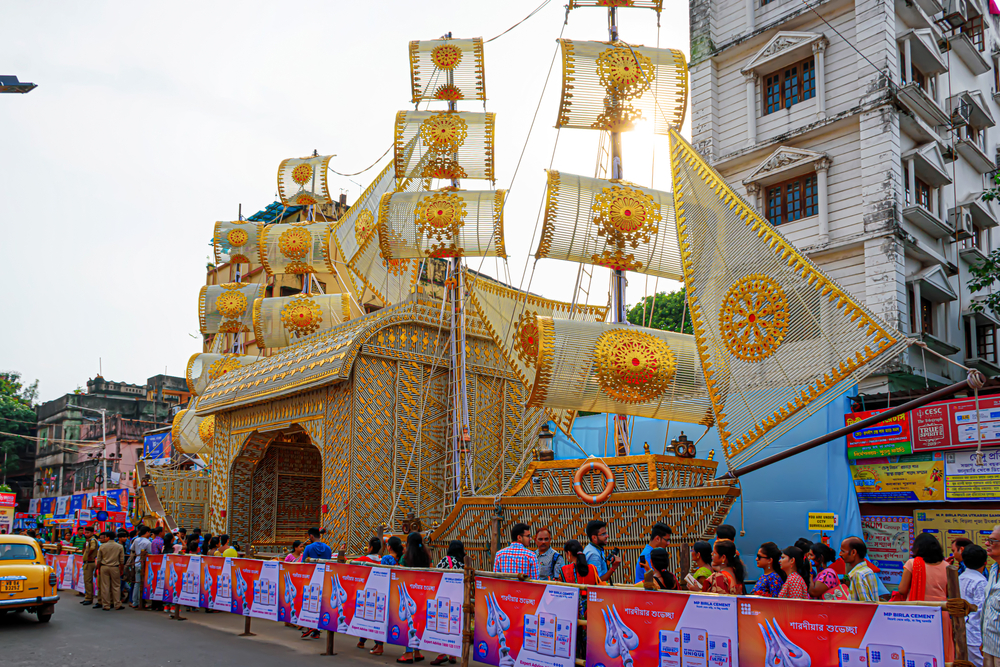 Chaltabagan Durga Puja Pandal