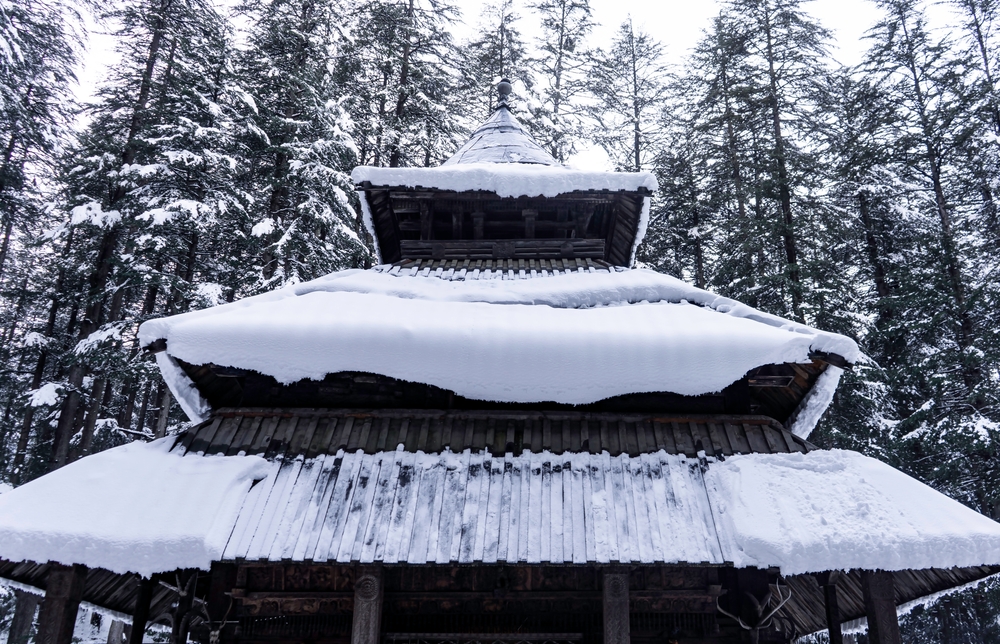 Hidimba Devi Temple in December